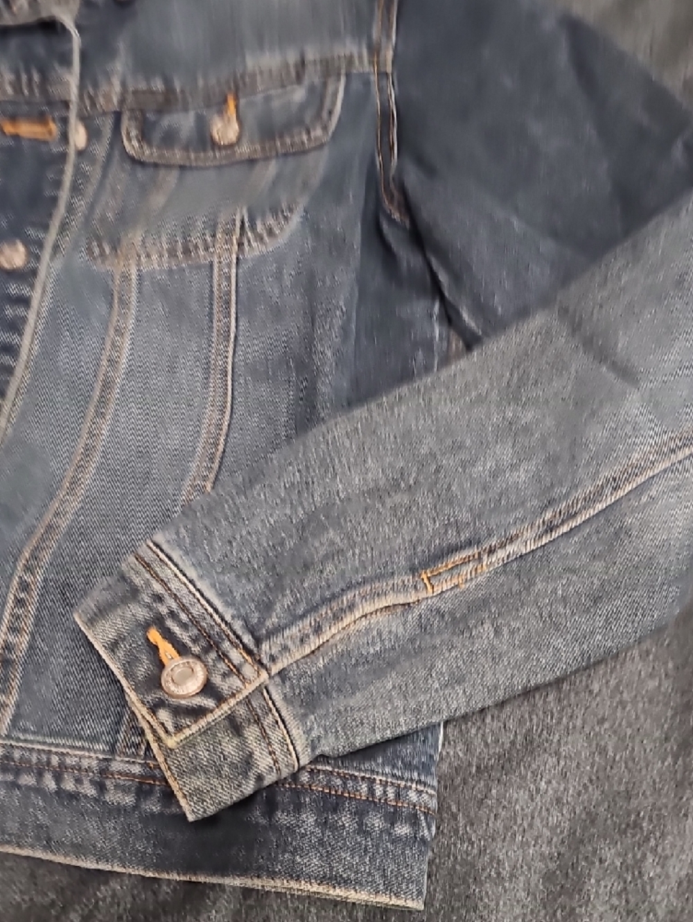 Old Navy Dark Blue Kids Denim Jacket - Picture 4 of 10
